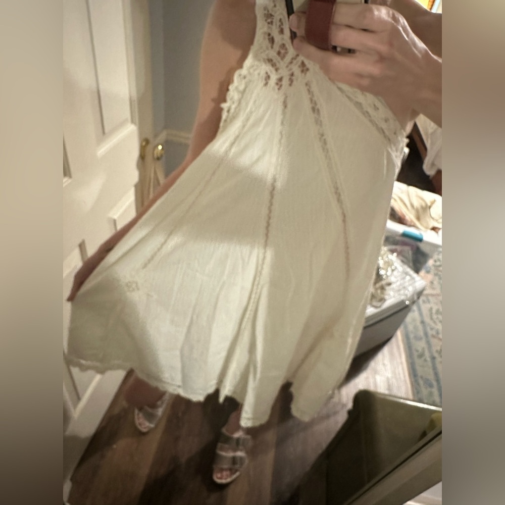Free People Billie Battenburg One-shoulder Dress size Large - Picture 3 of 14